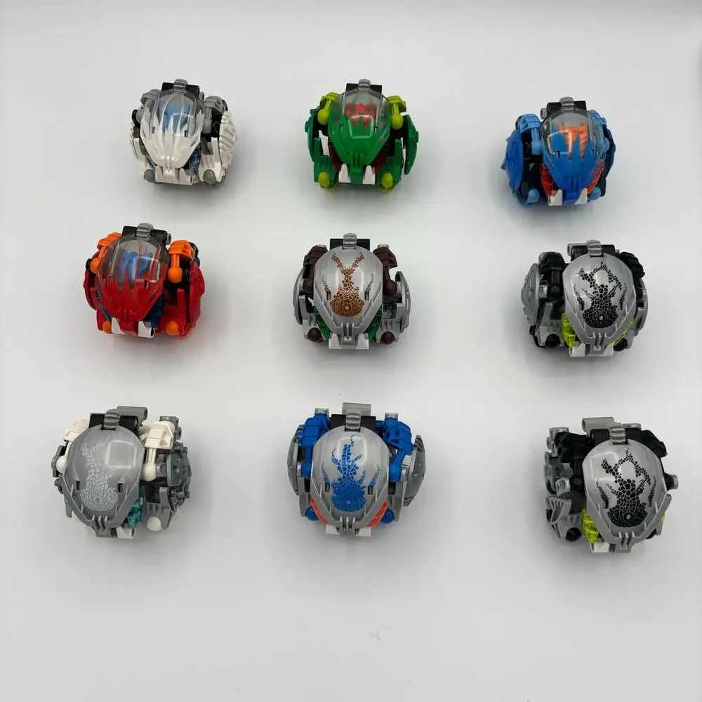LEGO BIONICLE: Bohlok & Bohlok Kal Lot of 9 w/ All 9 Krana - READ DESCRIPTION